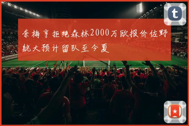 奈梅亨拒绝森林2000万欧报价佐野航大预计留队至今夏